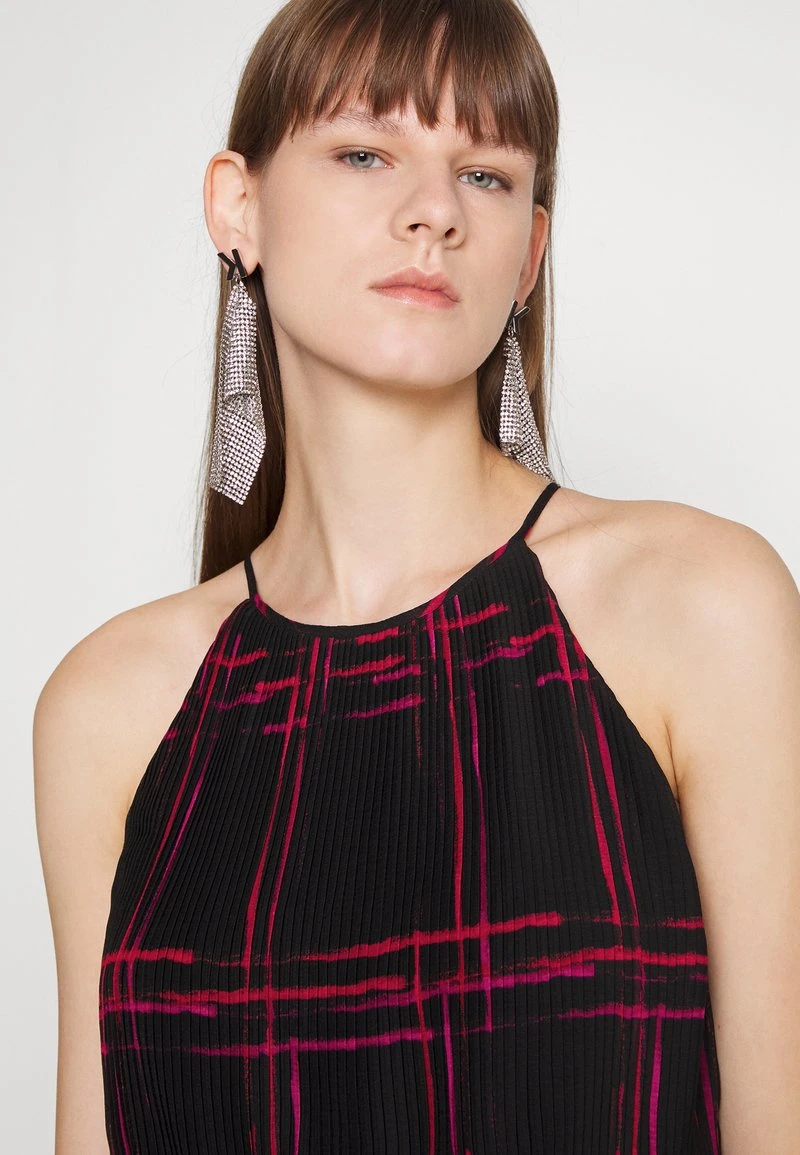 DKNY PLEATED TIERED RUFFLED DRESS - Cocktailkleid/festliches Kleid - Elegant Red 6 DKNY PLEATED TIERED RUFFLED DRESS - Cocktailkleid/festliches Kleid - Elegant Red – Bild 6