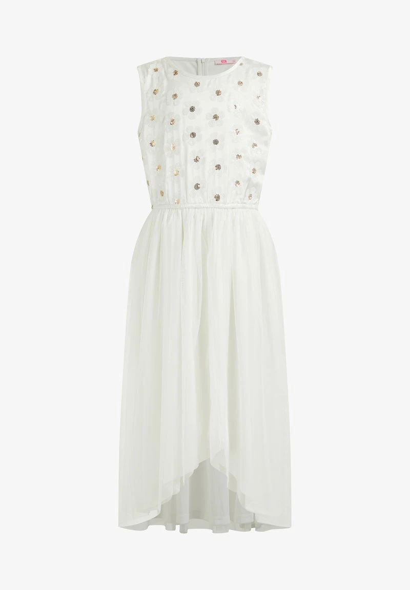 WE FASHION MEISJES JURK MET PAILLETEN - Cocktailkleid/festliches Kleid - White 4 WE FASHION MEISJES JURK MET PAILLETEN - Cocktailkleid/festliches Kleid - White – Bild 4