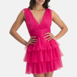 MINI STELLOWA - Cocktailkleid/festliches Kleid - Pink