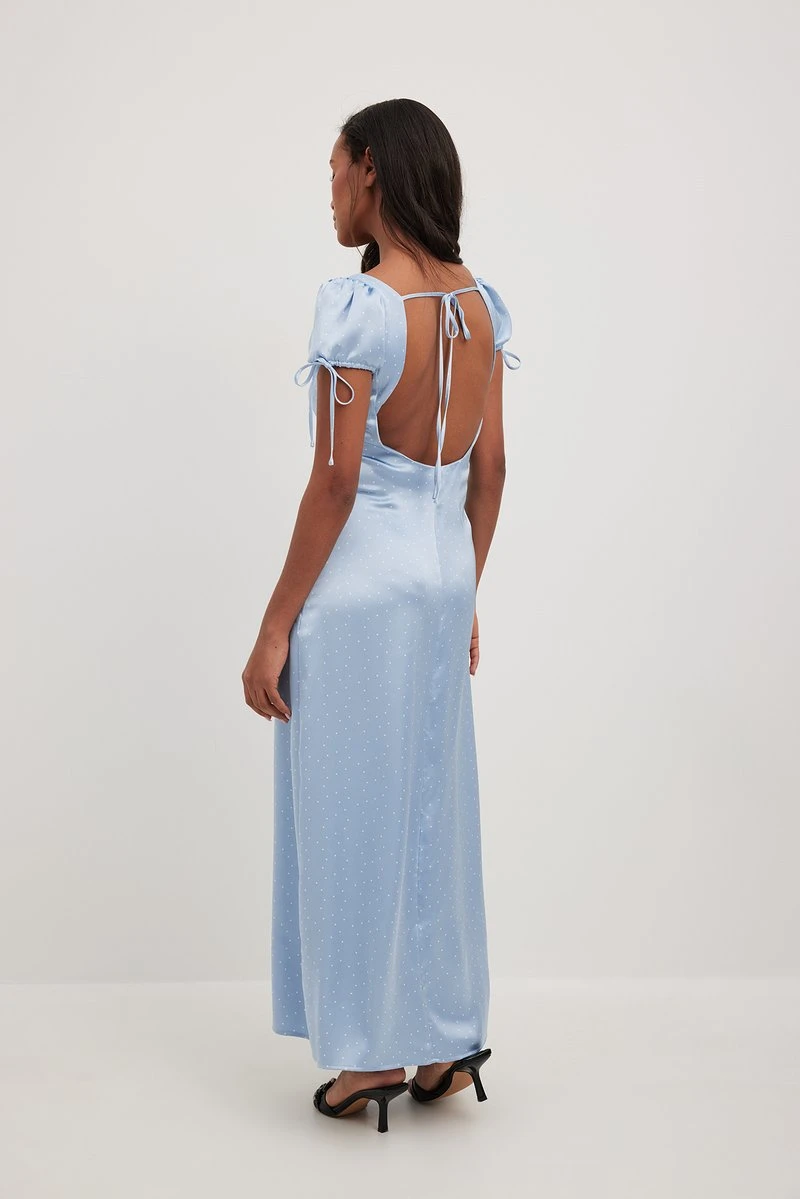 NA-KD CUT OUT DETAIL DRESS - Cocktailkleid/festliches Kleid - Blue 3 NA-KD CUT OUT DETAIL DRESS - Cocktailkleid/festliches Kleid - Blue – Bild 3