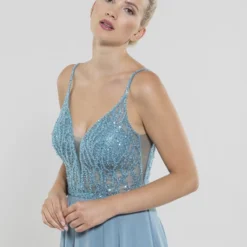 SWING Cocktailkleid/festliches Kleid - Sea Blue -Günstiges Fem Glanz Geschäft 6303a5349145411793465bc9c4443d23