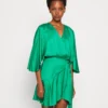 AMERA WRAP DRESS SOLID - Cocktailkleid/festliches Kleid - Cacti Green