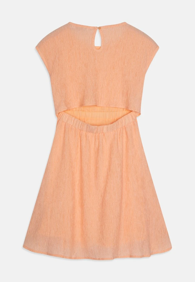 Calvin Klein Jeans CRINKLE FIT FLARE DRESS - Cocktailkleid/festliches Kleid - Fresh Cantaloupe 2 Calvin Klein Jeans CRINKLE FIT FLARE DRESS - Cocktailkleid/festliches Kleid - Fresh Cantaloupe – Bild 2