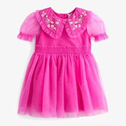 Next EMBELLISHED MESH COLLAR - Cocktailkleid/festliches Kleid - Pink -Günstiges Fem Glanz Geschäft 64e58c6e374547768b3637d56e65074b