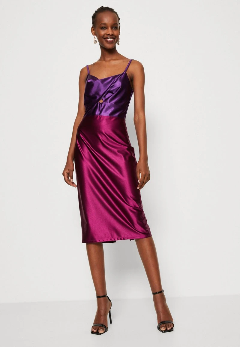 Wal G VALENTINES RUBY CUT OUT MIDI - Cocktailkleid/festliches Kleid - Purple/plum 4 Wal G VALENTINES RUBY CUT OUT MIDI - Cocktailkleid/festliches Kleid - Purple/plum – Bild 4