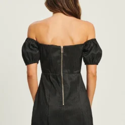 KATY - Cocktailkleid/festliches Kleid - Black Jacquard -Günstiges Fem Glanz Geschäft 6bb7778876634715a35310b33dc9140c