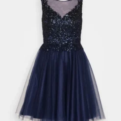 SWING DRESS - Cocktailkleid/festliches Kleid - Navy -Günstiges Fem Glanz Geschäft 6d01b970059f429897ebf2a9256f2933