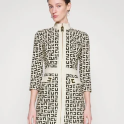 Elisabetta Franchi WOMEN'S DRESS - Cocktailkleid/festliches Kleid - Burro/nero