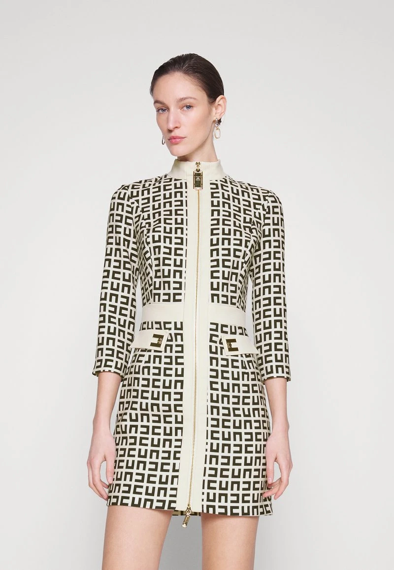 Elisabetta Franchi WOMEN'S DRESS - Cocktailkleid/festliches Kleid - Burro/nero 1 Elisabetta Franchi WOMEN'S DRESS - Cocktailkleid/festliches Kleid - Burro/nero