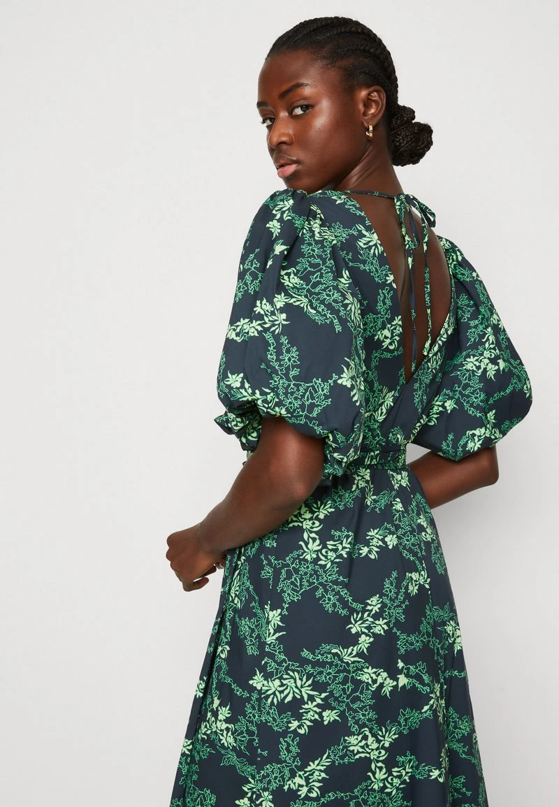 Gestuz OMAIA WRAP DRESS - Cocktailkleid/festliches Kleid - Green 4 Gestuz OMAIA WRAP DRESS - Cocktailkleid/festliches Kleid - Green – Bild 4