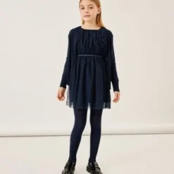 Cocktailkleid/festliches Kleid - Navy -Günstiges Fem Glanz Geschäft 715d16e447ca4e97ba713a112235d549