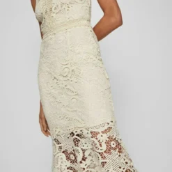 Vila ABEND GEHÄKELTES - Cocktailkleid/festliches Kleid - Birch -Günstiges Fem Glanz Geschäft 7565bee19c5d4fb8b8e37044c2131f9c