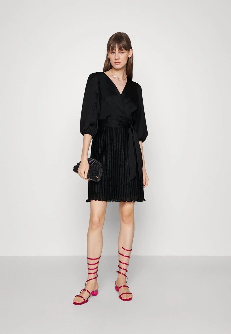 DKNY BALLOON PLEATED SKIRT DRESS - Cocktailkleid/festliches Kleid - Black 2 DKNY BALLOON PLEATED SKIRT DRESS - Cocktailkleid/festliches Kleid - Black – Bild 2