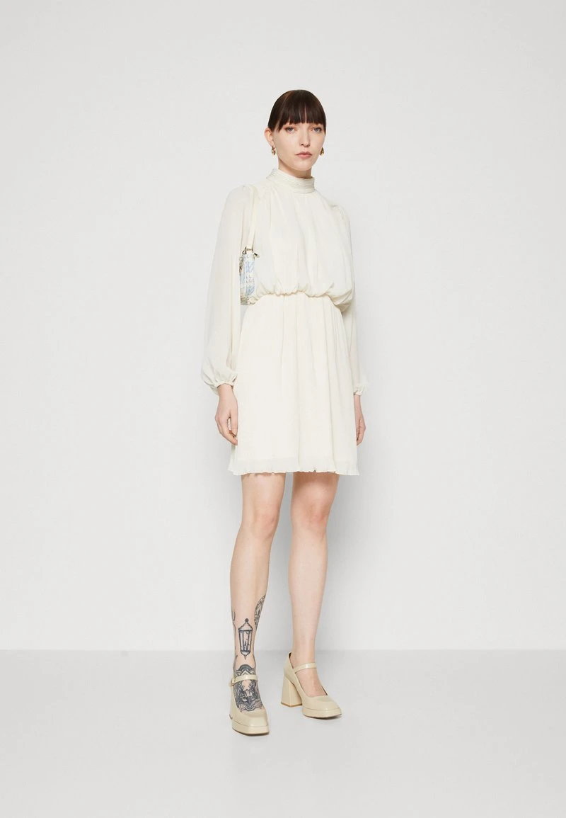 Selected Femme SLFSIMONE SHORT DRESS - Cocktailkleid/festliches Kleid - Birch 2 Selected Femme SLFSIMONE SHORT DRESS - Cocktailkleid/festliches Kleid - Birch – Bild 2