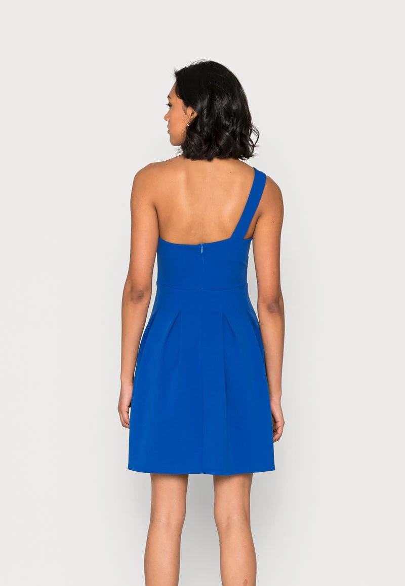 Wal G FRIEDA ONE SHOULDER SKATER DRESS - Cocktailkleid/festliches Kleid - Electric Blue 3 Wal G FRIEDA ONE SHOULDER SKATER DRESS - Cocktailkleid/festliches Kleid - Electric Blue – Bild 3