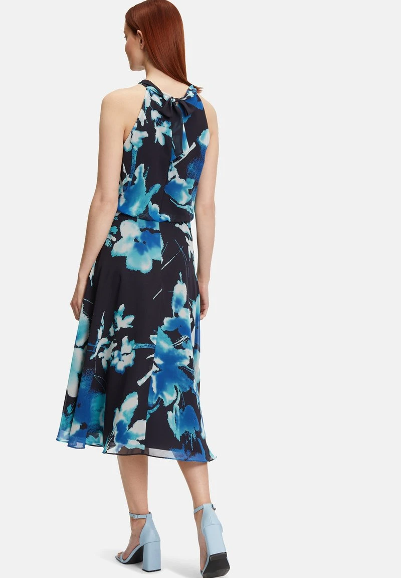 Vera Mont MIT BLUMENPRINT - Cocktailkleid/festliches Kleid - Dark Blue Mint 3 Vera Mont MIT BLUMENPRINT - Cocktailkleid/festliches Kleid - Dark Blue Mint – Bild 3