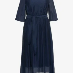 Sheego Cocktailkleid/festliches Kleid - Dunkelblau -Günstiges Fem Glanz Geschäft 79bc22a4e022444289acdc96e5596c17