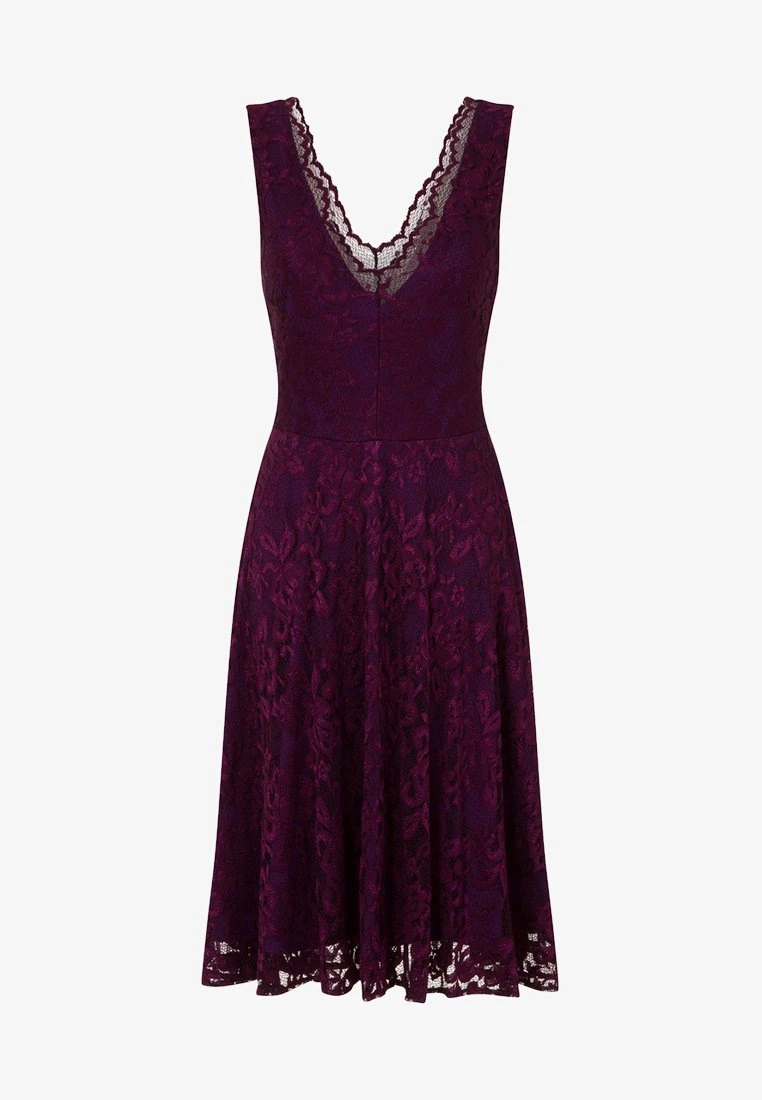 HotSquash FLORAL - Cocktailkleid/festliches Kleid - Dark Purple 3 HotSquash FLORAL - Cocktailkleid/festliches Kleid - Dark Purple – Bild 3