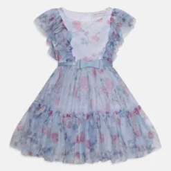 Needle & Thread ROSE BLUEBELL SMOCKED KIDS DRESS - Cocktailkleid/festliches Kleid - Moonshine -Günstiges Fem Glanz Geschäft 79f71dadae004b369f71275e3ddca3ea 1