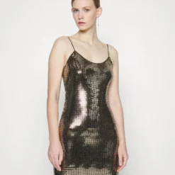 Alice + Olivia NELLE MINI - Cocktailkleid/festliches Kleid - Gold