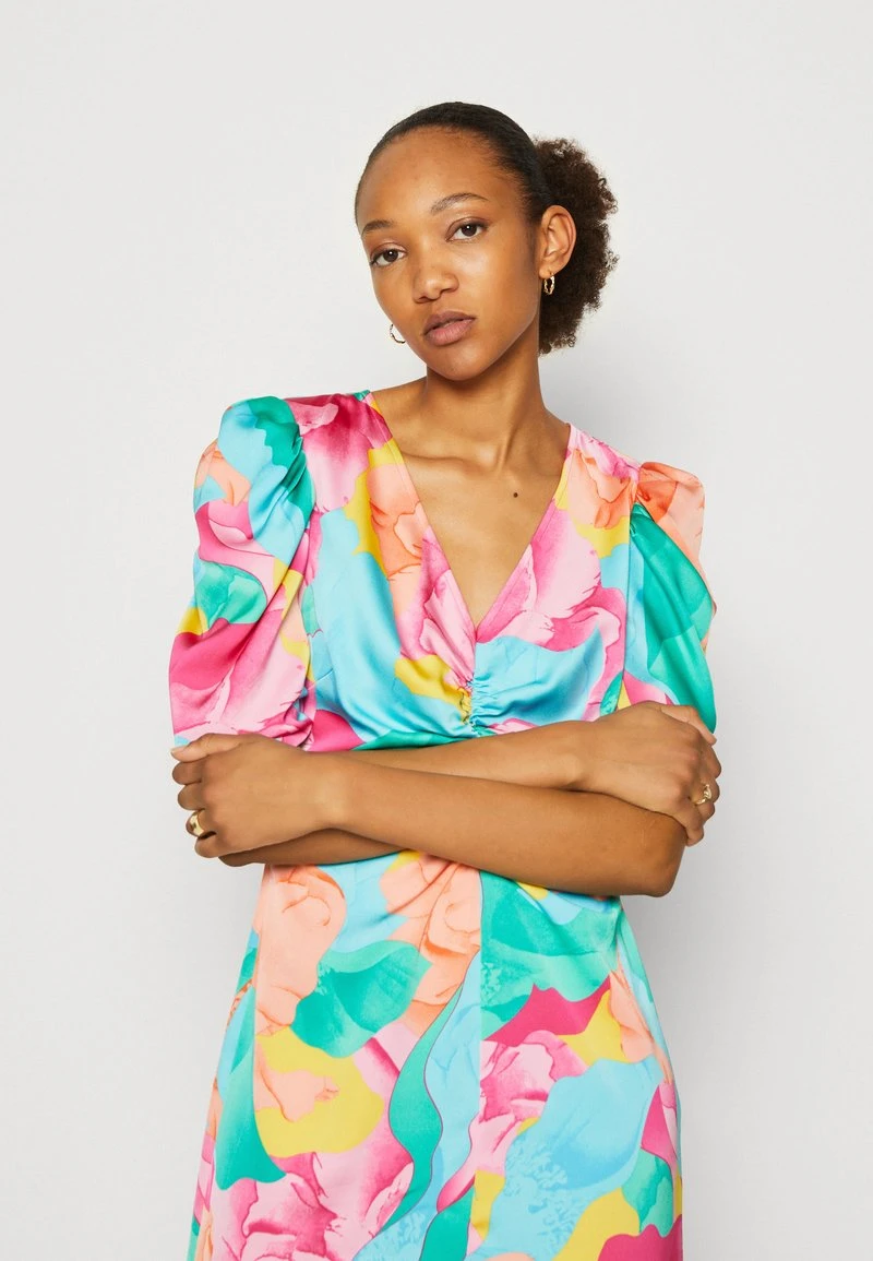 Vila VIJOHANNA MIDI DRESS - Cocktailkleid/festliches Kleid - Pink Yarrow 4 Vila VIJOHANNA MIDI DRESS - Cocktailkleid/festliches Kleid - Pink Yarrow – Bild 4