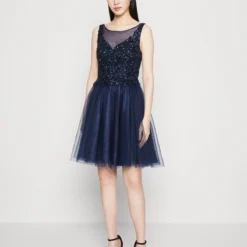 SWING DRESS - Cocktailkleid/festliches Kleid - Navy