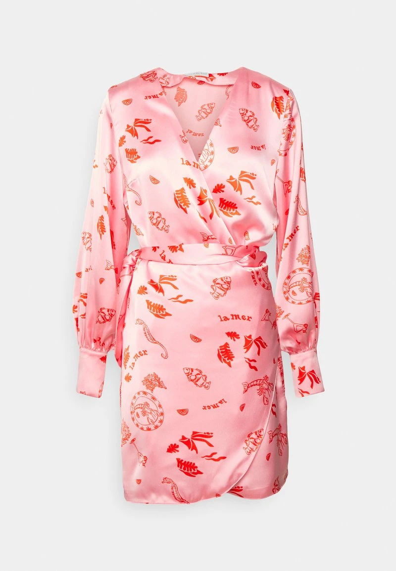 NEVER FULLY DRESSED PINK LA MER MINI WRAP DRESS - Cocktailkleid/festliches Kleid - Pink 5 NEVER FULLY DRESSED PINK LA MER MINI WRAP DRESS - Cocktailkleid/festliches Kleid - Pink – Bild 5