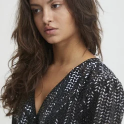 ICHI IHPORTER DR - Cocktailkleid/festliches Kleid - Black -Günstiges Fem Glanz Geschäft 7f4da548c0314272b649b0ca5026436e