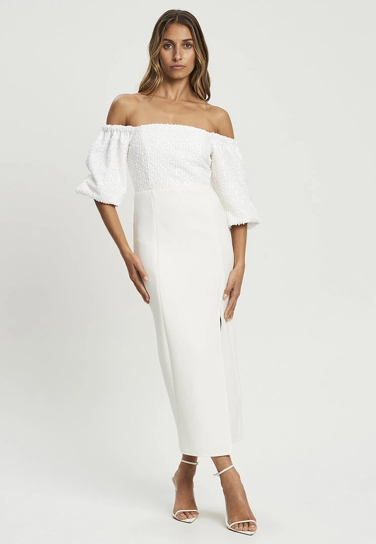 GORDON MIDI - Cocktailkleid/festliches Kleid - White 2 GORDON MIDI - Cocktailkleid/festliches Kleid - White – Bild 2