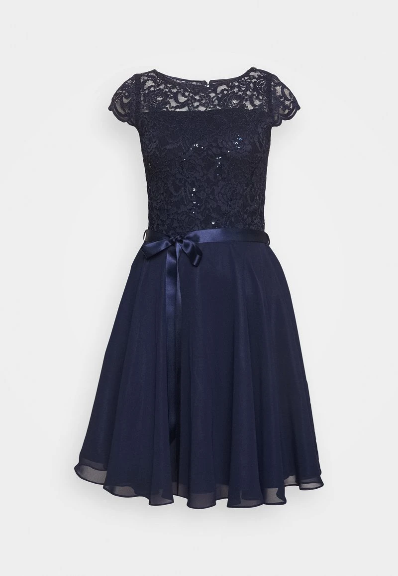 SWING DRESS - Cocktailkleid/festliches Kleid - Marine 5 SWING DRESS - Cocktailkleid/festliches Kleid - Marine – Bild 5