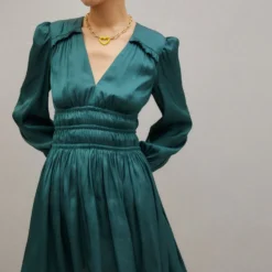 Maje RIANNA - Cocktailkleid/festliches Kleid - Green