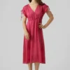 Vero Moda Cocktailkleid/festliches Kleid - Pink Yarrow