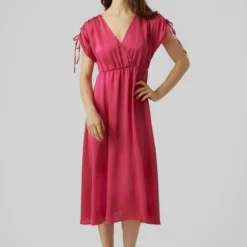 Vero Moda Cocktailkleid/festliches Kleid - Pink Yarrow