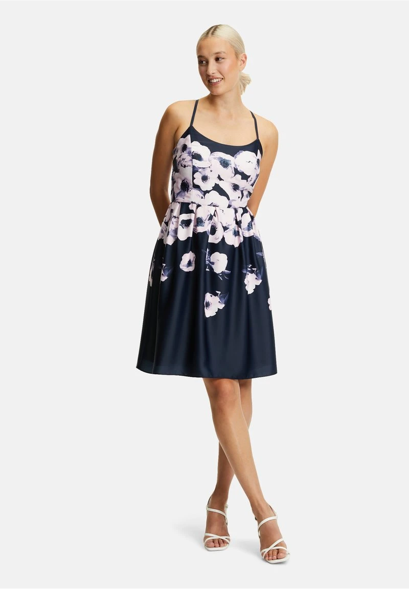 Vera Mont FLEURS - Cocktailkleid/festliches Kleid - Dark Blue Rosé 2 Vera Mont FLEURS - Cocktailkleid/festliches Kleid - Dark Blue Rosé – Bild 2