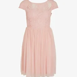 Vila VIULRICANA S/S V-NECK SHORT - Cocktailkleid/festliches Kleid - Silver Pink -Günstiges Fem Glanz Geschäft 84398d2fa8e24f9790e0f3351559ff9e