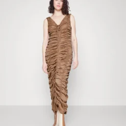 JILL VITA DRESS - Cocktailkleid/festliches Kleid - Hellbraun