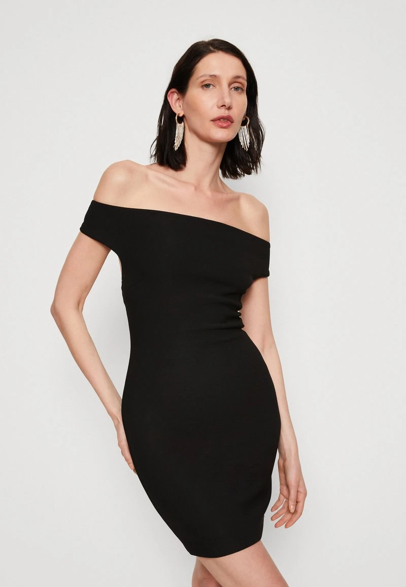 DAHLIA OFF SHOULDER DRESS - Cocktailkleid/festliches Kleid - Jet Black 4 DAHLIA OFF SHOULDER DRESS - Cocktailkleid/festliches Kleid - Jet Black – Bild 4