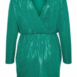 Vero Moda Curve Cocktailkleid/festliches Kleid - Pepper Green -Günstiges Fem Glanz Geschäft 87075285dc7c45fcaa24313b529546f6