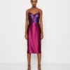 Wal G VALENTINES RUBY CUT OUT MIDI - Cocktailkleid/festliches Kleid - Purple/plum