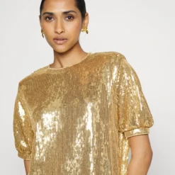 Boss ESILCA - Cocktailkleid/festliches Kleid - Gold 10 Boss ESILCA - Cocktailkleid/festliches Kleid - Gold -Günstiges Fem Glanz Geschäft 87a4ce9bfe50452db814308e714a3e37