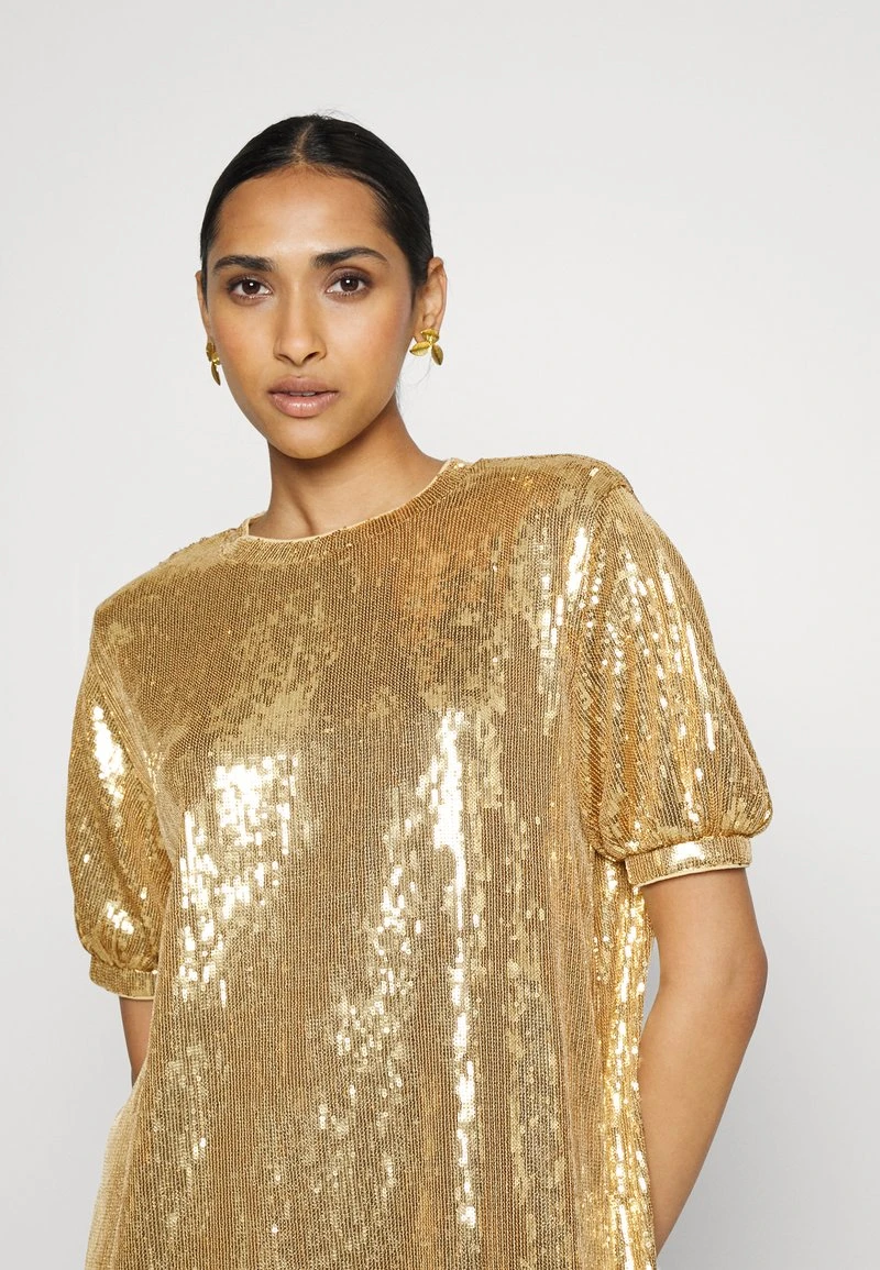 Boss ESILCA - Cocktailkleid/festliches Kleid - Gold 5 Boss ESILCA - Cocktailkleid/festliches Kleid - Gold – Bild 5