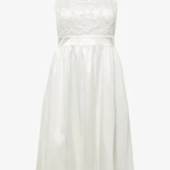 Sheego Cocktailkleid/festliches Kleid - Offwhite -Günstiges Fem Glanz Geschäft 885835b816d74ea880cde0d59b7c3e7c