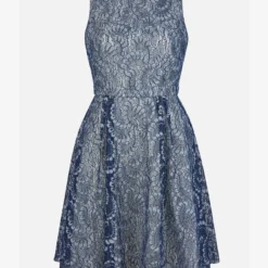 KLEO MIT SCHLAUFE AM RÜCKEN - Cocktailkleid/festliches Kleid - Blau -Günstiges Fem Glanz Geschäft 895a5dcdfc054a17be95df3b81bc7d89