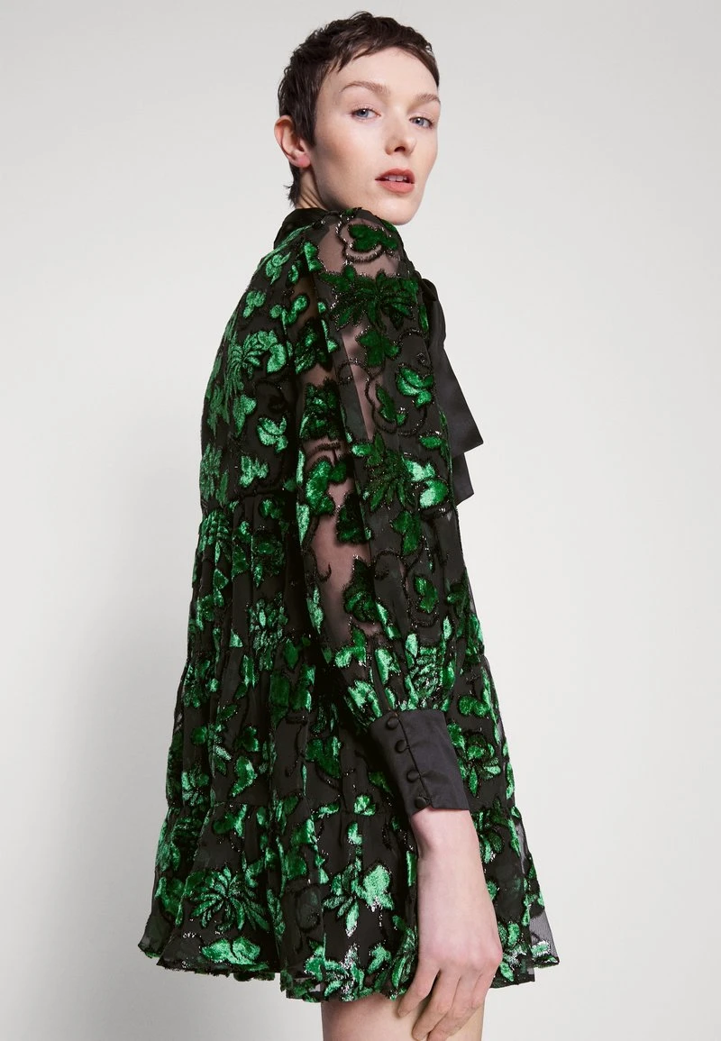 Alice + Olivia ROWEN BOW - Cocktailkleid/festliches Kleid - Black/emerald 5 Alice + Olivia ROWEN BOW - Cocktailkleid/festliches Kleid - Black/emerald – Bild 5