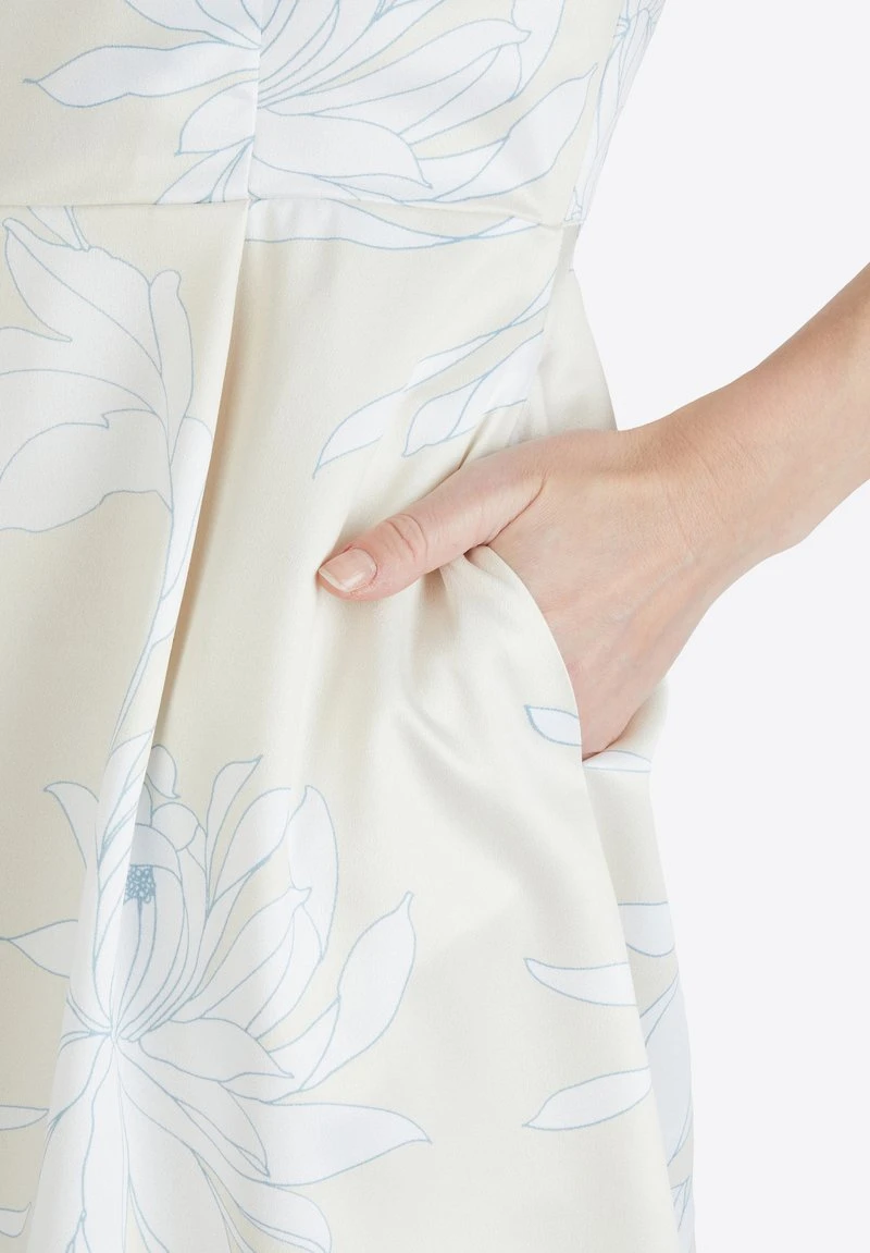 KLEO Cocktailkeid - Cocktailkleid/festliches Kleid - Hellgelb 3 KLEO Cocktailkeid - Cocktailkleid/festliches Kleid - Hellgelb – Bild 3