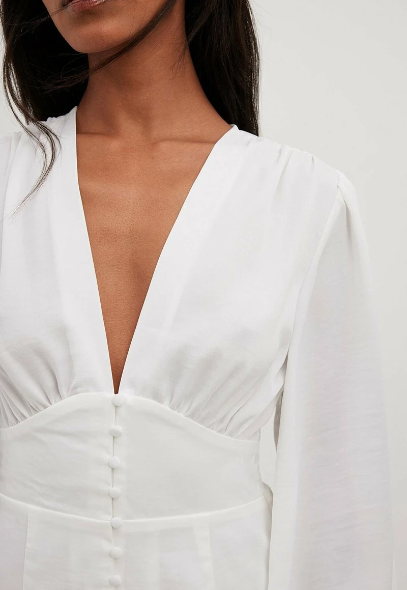 NA-KD Cocktailkleid/festliches Kleid - White 4 NA-KD Cocktailkleid/festliches Kleid - White – Bild 4