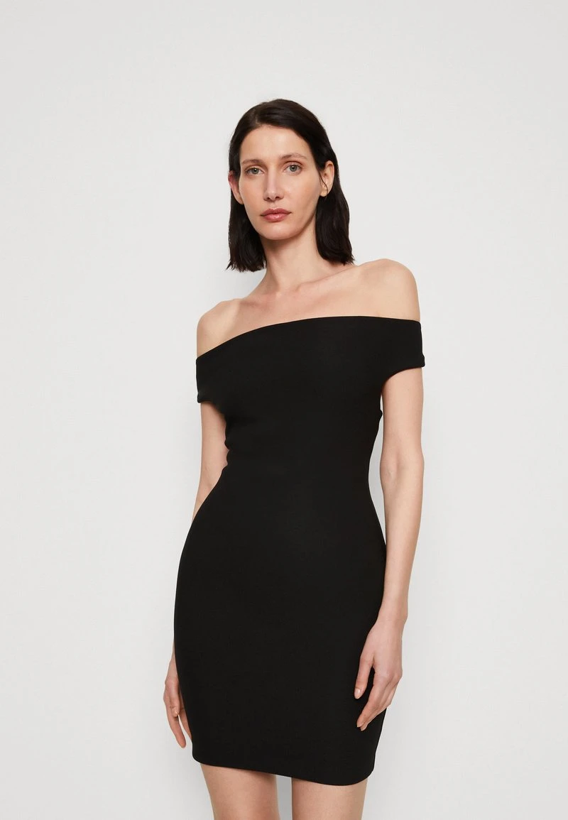 DAHLIA OFF SHOULDER DRESS - Cocktailkleid/festliches Kleid - Jet Black 1 DAHLIA OFF SHOULDER DRESS - Cocktailkleid/festliches Kleid - Jet Black