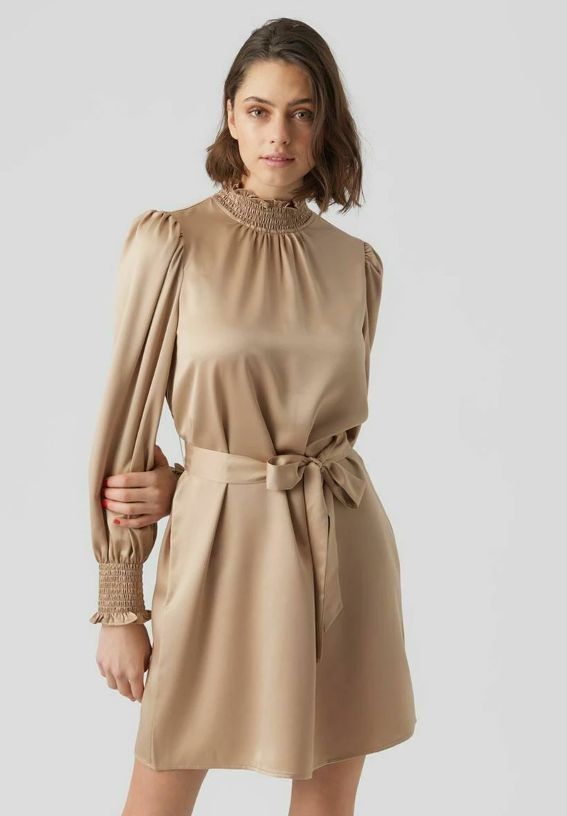 Vero Moda Cocktailkleid/festliches Kleid - Silver Mink 1 Vero Moda Cocktailkleid/festliches Kleid - Silver Mink