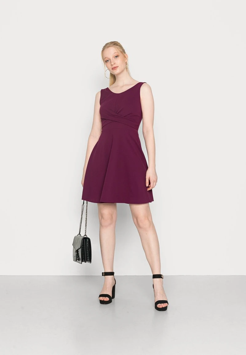 Wal G JAQUELINE SKATER DRESS - Cocktailkleid/festliches Kleid - Plum 2 Wal G JAQUELINE SKATER DRESS - Cocktailkleid/festliches Kleid - Plum – Bild 2
