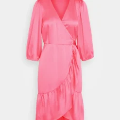 Vila VIKARI V NECK WRAP SHORT DRESS - Cocktailkleid/festliches Kleid - Fandango Pink/flame Scarlet 10 Vila VIKARI V NECK WRAP SHORT DRESS - Cocktailkleid/festliches Kleid - Fandango Pink/flame Scarlet -Günstiges Fem Glanz Geschäft 915406b8ed884de490d970a8b3238d98